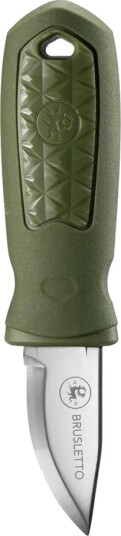 Brusletto Kongla Grønn 15,5 cm Turkniv - Allroundkniv med Stålblad Brusletto Kongla Grønn 15,5 cm Turkniv - Allroundkniv med Stålblad