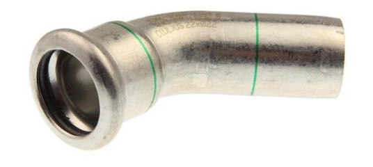 Vsh Fabrieken Xpr stainless elbow 45 deg. øf 54 Vsh Fabrieken Xpr stainless elbow 45 deg. øf 54