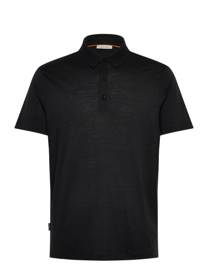 Icebreaker M Mer 150 Tech Lite Iii Ss Polo   Black   XL