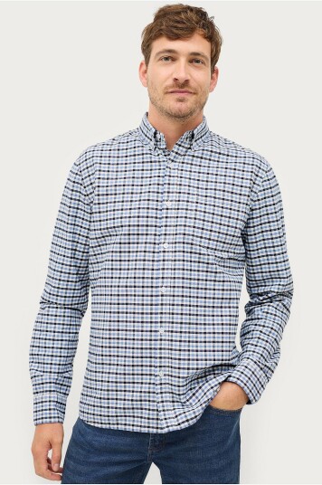 Ellos Collection Skjorte Jake Oxford Blå