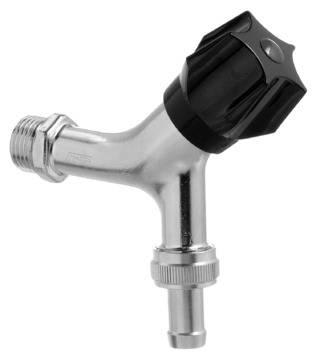 Frese 1/2" Aftapventil med Nippel og Tilbakeslagsventil i Plast og Stål Frese 1/2" Aftapventil med Nippel og Tilbakeslagsventil i Plast og Stål