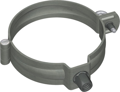 100 mm rørholder Rheinzink prepatinert skifergrå slate grey 100mm