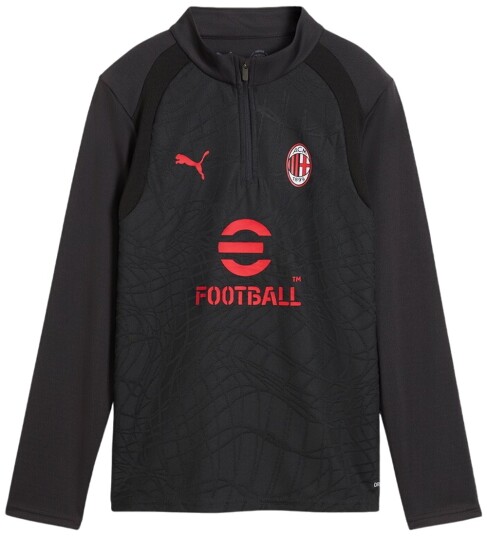 Puma Treningstrøye m. Glidelås ACM Dark Grey Puma 10 år (140) Genser Svart