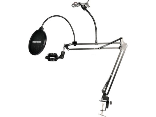 Mozos MKIT-DESK Studiomikrofonsett til skrivebord Svart