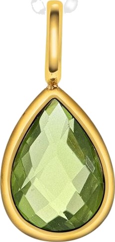 Shapes By Gulldia Anheng i 585 gult gull med peridot