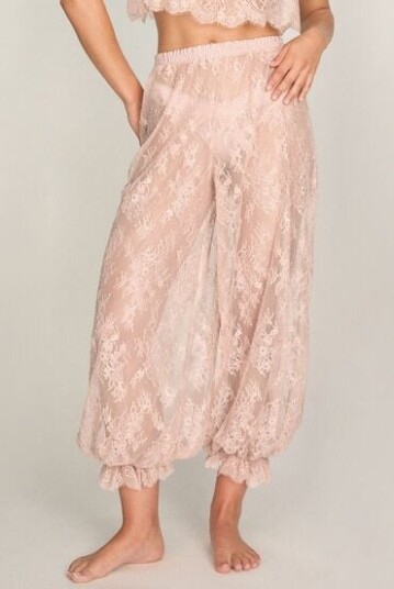 Hunkemöller Jogger Allover Lace Legacy Rosa