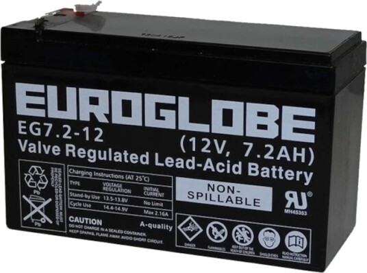 Euroglobe Batteri AGM 7.2A FP1270