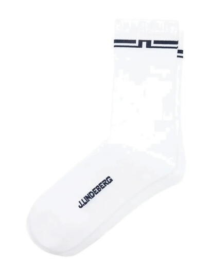 J. Lindeberg Stratton Golf Sock White 43 45