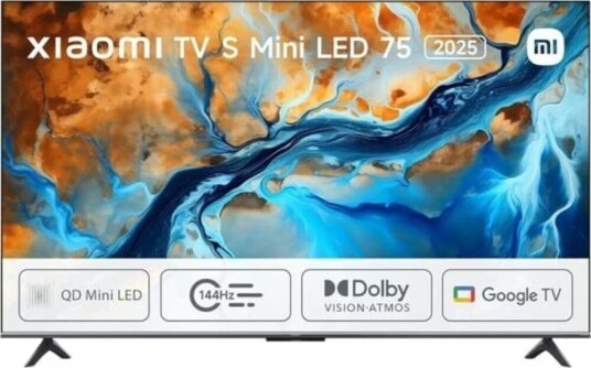 Xiaomi S Mini LED 75" 4K Smart TV 2025