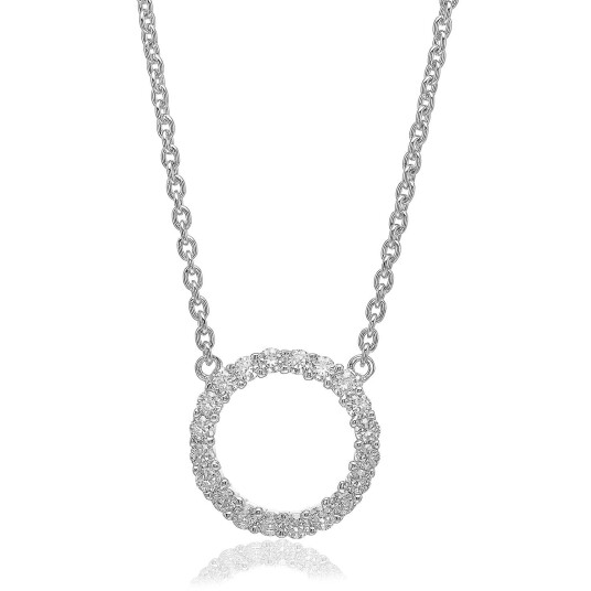Sif Jakobs Biella Grande Halskjede Sølv SJ-C338(1)-CZ - Dame - 925 sterling silver