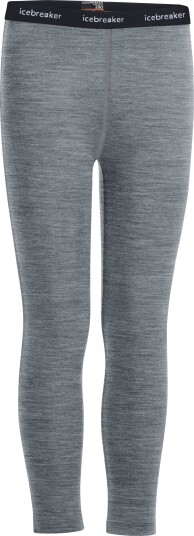 Icebreaker Kids" 200 Oasis Leggings Gritstone Heather Gritstone HTHR 3