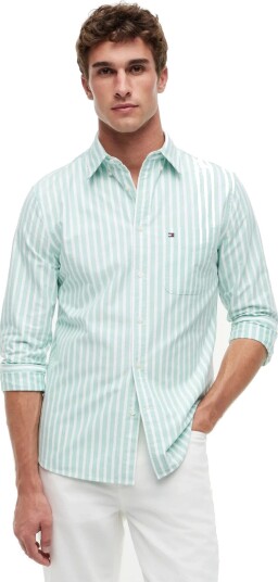 Tommy Hilfiger Heritage Oxford Seasonal Stp   Green   XS