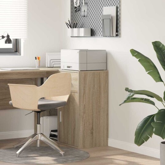 Serviesskap Sonoma eik 38 x 34.5 x 75 cm Konstruert tre