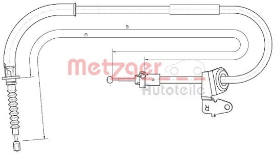 Bremsewire METZGER 10.4306