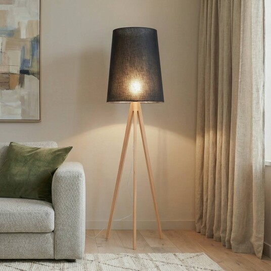 Gulvlampe Walz TK Lighting Lyst tre  Stue / spisestue Tre Moderne Trebent