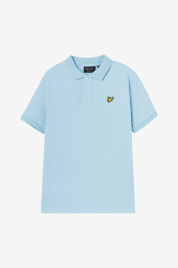 Lyle & Scott Pologenser Plain Polo Shirt Blå Lyle & Scott Pologenser Plain Polo Shirt Blå