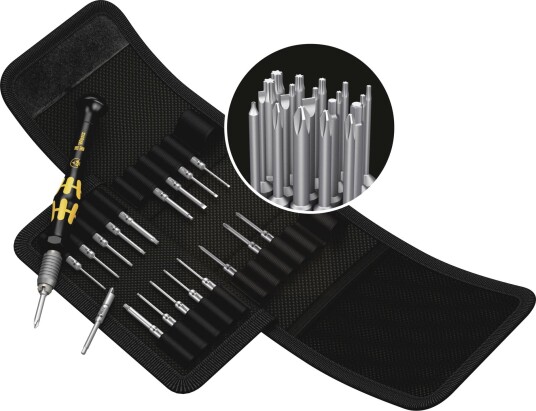 Wera Skrutrekkersett Kraftform Micro 20 Deler