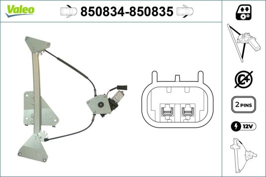 Vindusheis VALEO 850834