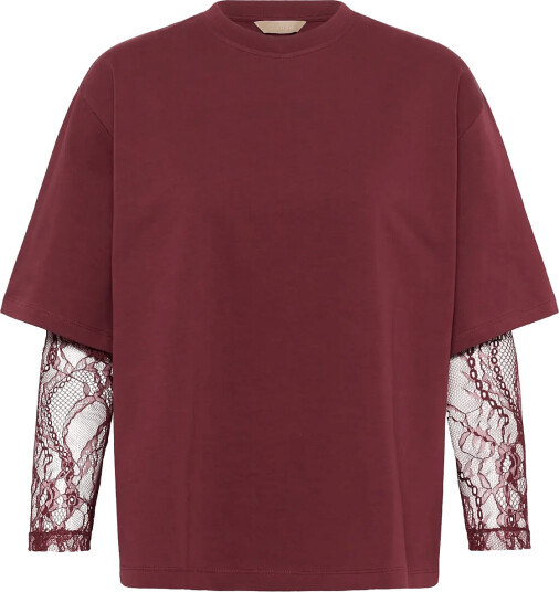 Culture Cucolum T-Shirt - Burgundy - XS