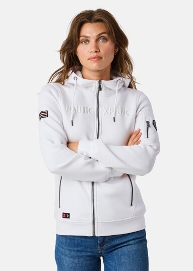 Nautic Experience Marstrand Zip Hood W Ii White 38 Hoodies Nautic Experience Marstrand Zip Hood W Ii White 38 Hoodies