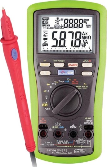 Elma Multimeter BM878 Innebygd Isolasjonstester