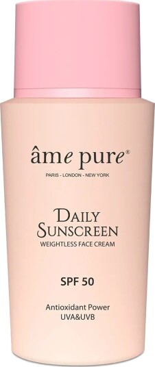 âme pure Daily Sunscreen Spf 50 Uva Uvb Anti-Aging Face Cream White 50 ML âme pure Daily Sunscreen Spf 50 Uva Uvb Anti-Aging Face Cream White 50 ML