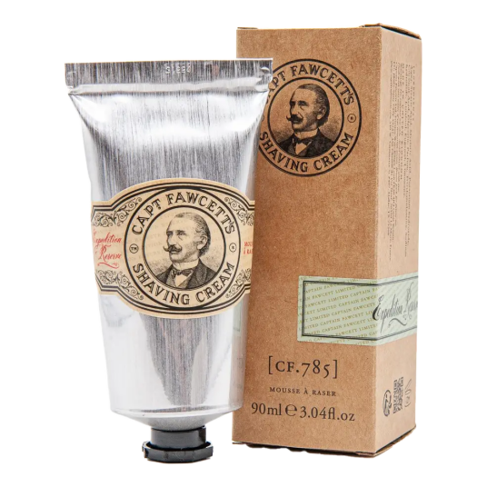 Captain Fawcett Fawcett"s Expedition Reserve barberkrem I tube reisestørrelse Captain Fawcett Fawcett"s Expedition Reserve barberkrem I tube reisestørrelse