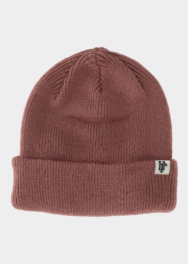 Upfront Frankie Recycled Beanie Dusty Rose Onesize Pannebånd