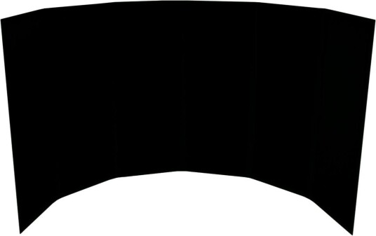 Bakgrunn Ensfarget - Til Panoramabakgrunn - Sort - 240x600 cm