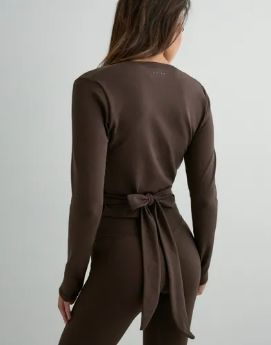 Aim'n   Brun   Shape Seamless Wrap Long Sleeve