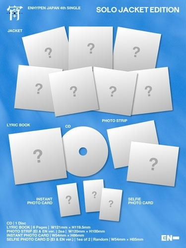 Enhypen YOI Jungwon Version incl. 6pg Lyric Booklet, 2 Photo Strips, Instant Photo + Selfie Photocard CD