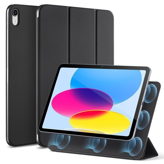 ESR iPad 10.9" (2022) ESR Rebound Magnetic Flip Deksel - Svart