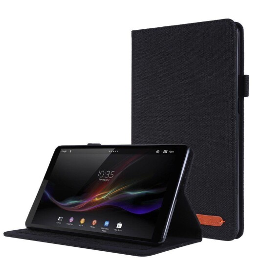 INCOVER Lenovo Tab M8 (2nd Gen.) 8" Tekstil Flip Deksel med Stativfunksjon - Svart