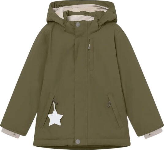 MINI A TURE Matadyanko Fleece Lined Winter Jacket. Grs KALAMATA GREEN 164