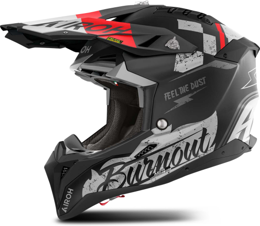 Airoh Crosshjelm Aviator 3 Burnout Matt Airoh Crosshjelm Aviator 3 Burnout Matt