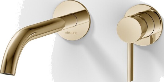 ArkiLife AVAO AA502 Servantkran Med 22cm Tut PVD Polert Messing