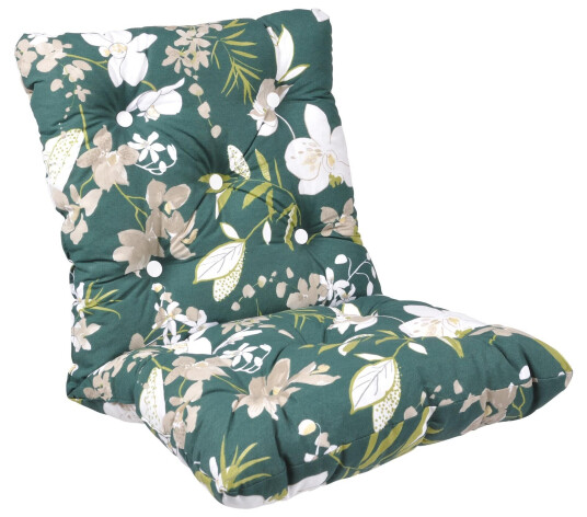 Fritab Minivik pute lenestol Green botanical Flokk Grønn