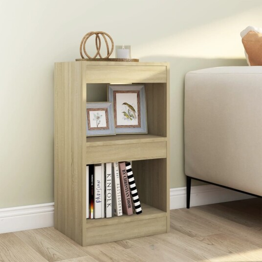 vidaXL Bokhylle/romdeler sonoma eik 40x30x72 cm vidaXL Bokhylle/romdeler sonoma eik 40x30x72 cm