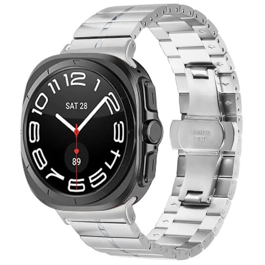 EIDERWOOD Samsung Galaxy Watch Ultra (47mm) Smartklokkerem i Rustfritt Stål - Sølv