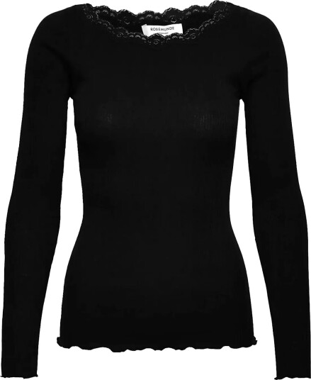 Rosemunde Rwbaybay Ls Boatneck Lace T Shirt Black L