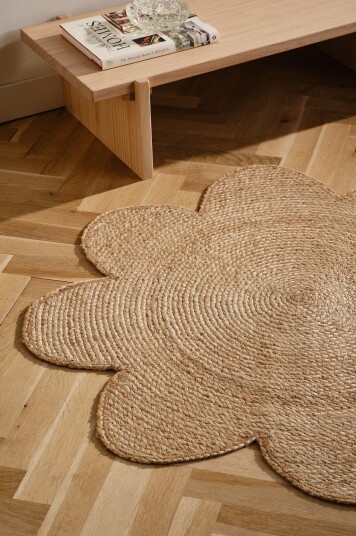 Jotex Rundt Juteteppe Jute Natur HILMA 219077401160
