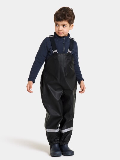 Didriksons Kids' Plaskeman Pants 5 Black 130, Black