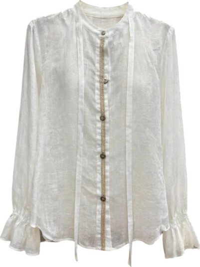 Maliparmi Dame Bluser & Skjorter Hvit L, Maliparmi Dame Bluser & Skjorter Hvit L,
