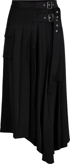 JJXX Jxliva Buckle Detail Skirt Wvn   PIRATE BLACK   L