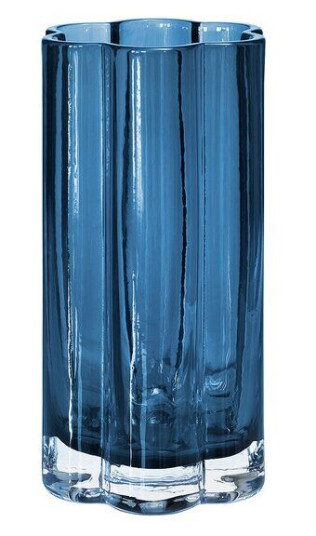 Cultdesign Hanami glassvase 9x18 cm midnattsblå Cultdesign Hanami glassvase 9x18 cm midnattsblå