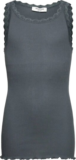 Rosemunde Kids Rkbalta Modal Sl Lace Top Grey 128