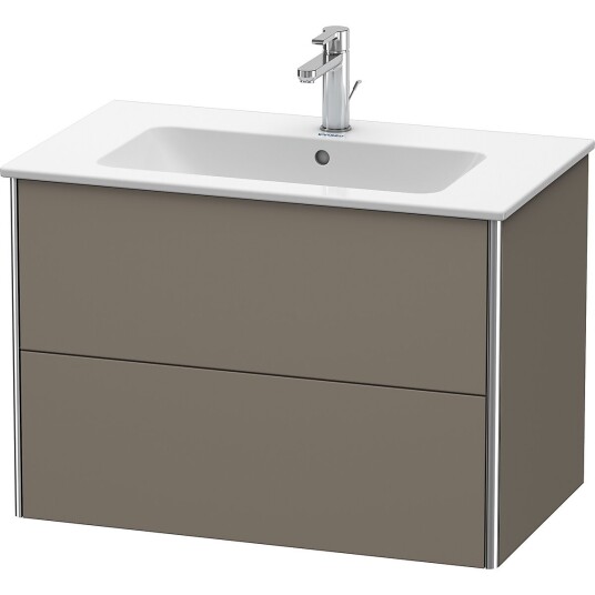 Duravit Xsquare Servantskap m/2 skuffer 810x560x478 mm Flanellgrå Matt