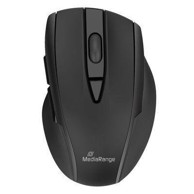 MediaRange 5-Tasten Bluetooth Maus mit optischem Sensor schw