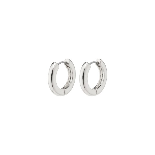 Pilgrim TYRA chunky hoop øredobber sølvbelagt Pilgrim TYRA chunky hoop øredobber sølvbelagt