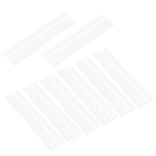 8x Skillevegger for Organisering av Skuffer Hvit 8x Skillevegger for Organisering av Skuffer Hvit